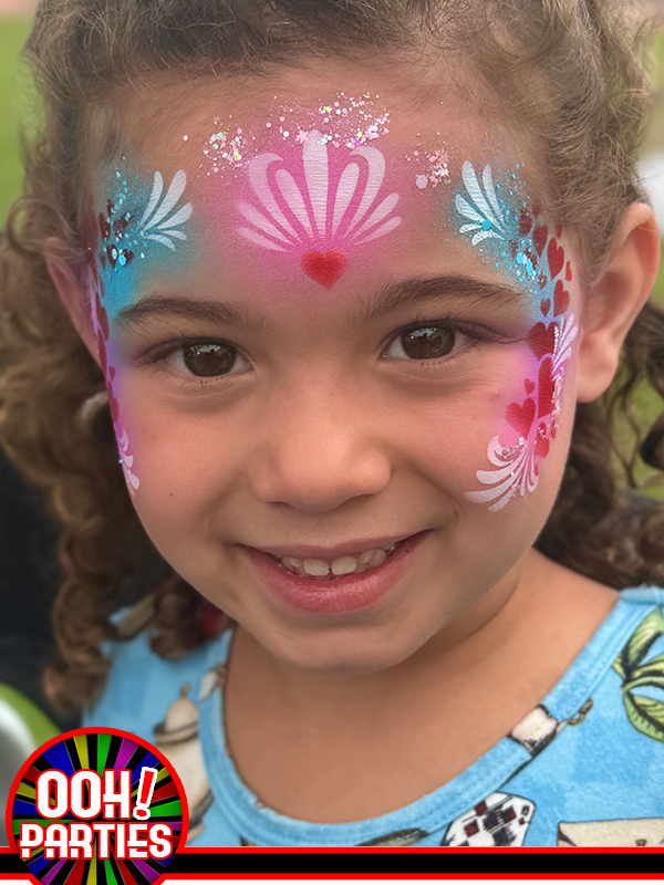 Heart Princess Face Paint