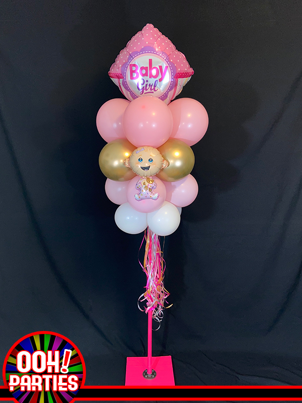 Baby Girl Balloon Party Pole