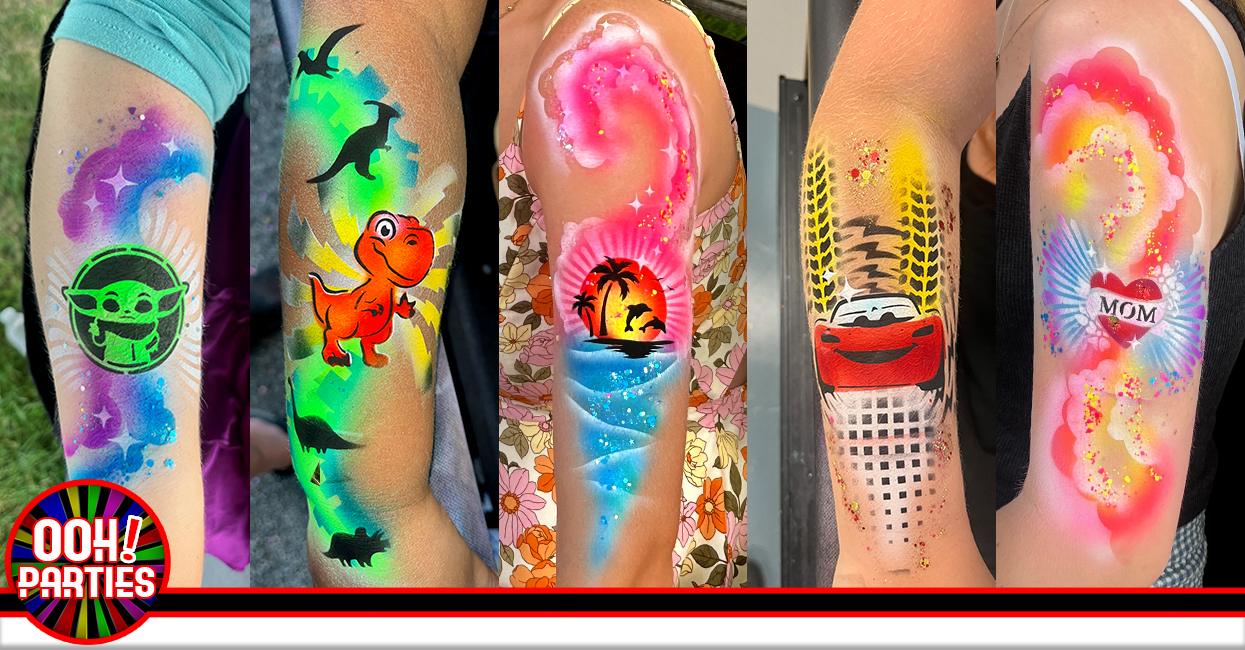 Detailed Airbrush Tattoos